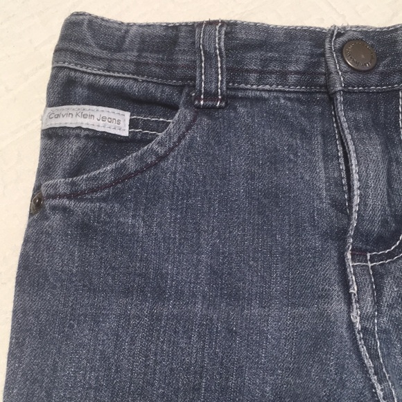 18m ((5/$20) Calvin Klein Straight Leg Stretch Jeans - Picture 6 of 16